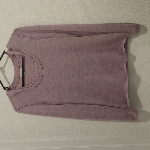 Gap Brand Lavender Purple wool sweater large. 78% Wool. - Picture 1 of 7